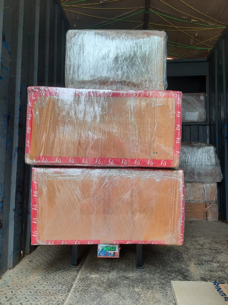Loaded truck